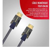 Connectique Audio / Vidéo Monster Cable CABLE HDMI M3000 UHD 8K DOLBY VISION HDR 48GBPS 1.5M
