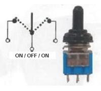 Connectique Bihr Interrupteur On/Off étanche Ø6mm