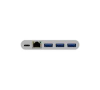 Adaptateur Macally UC3HUB3GBC USB-C 3.1 vers 3 ports USB-A + 1 port Ethernet et 1 port USB-C