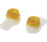 Connectique de jonction TRU COMPONENTS 808667 flexible: 0.13-0.65 mm² rigide: 0.13-0.65 mm² Nombre de pôles: 2 jaune 100 pc(s)