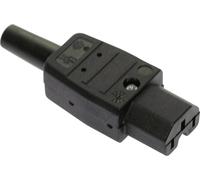 Connectique pour appareils chauffants AS Schwabe 62082 mâle, droit Nombre total de pôles: 2 10 A noir 1 pc(s)
