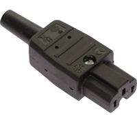 Connectique pour appareils chauffants AS Schwabe 62083 mâle, droit Nombre total de pôles: 2 10 A noir 1 pc(s)