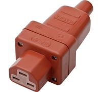 Connectique pour appareils chauffants série (connecteur réseau) 444 Kalthoff 444Si4 444007 femelle, droit Nombre total de pôles