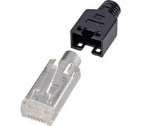 Connectique RJ45, blindé CAT5e Renkforce H9540.4-10 RJ45 mâle, droit Pôle: 8P8C