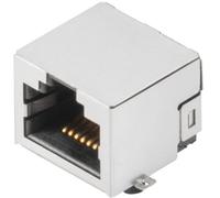 Connectique RJ45 CAT 3 Weidmüller RJ45C3 S1U 0.9N4N RL 1455220000 RJ45 embase femelle horizontale argent, noir 200 pc(s)