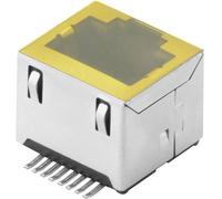 Connectique RJ45 CAT 3 Weidmüller RJ45C3 S1V 2.7E4N RL 2514600000 RJ45 embase femelle, verticale argent, noir 300 pc(s)