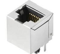 Connectique RJ45 CAT 5 Weidmüller RJ45C5 T1V 4.0N4N TY 2436450000 RJ45 embase femelle, verticale argent, noir 300 pc(s)