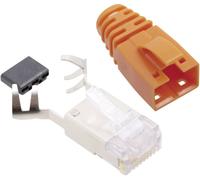 Connectique RJ45 CAT 6 BEL Stewart Connectors SS39ORE RJ45 mâle, droit Pôle: 8P8C orange 1 pc(s)