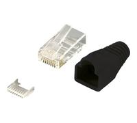Connectique RJ45 CAT 6, non blindé LogiLink MP0024 RJ45 mâle, droit Pôle: 8P8C