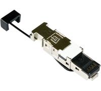 Connectique RJ45 CAT 6a Metz Connect 1401405012-I RJ45 mâle, droit Pôle: 8P8C noir 1 pc(s)