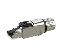 Connectique RJ45 CAT 8.1 Telegärtner 100023089 RJ45 mâle métal 1 pc(s)