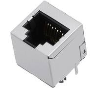 Connectique RJ45 encitech RJJS-88-141-E7V-058 3257-0009-01 RJ45 embase femelle, verticale métal