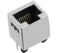 Connectique RJ45 encitech RJJS-88-A22-E1V 3251-0015-01 RJ45 embase femelle, verticale métal