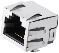 Connectique RJ45 encitech RJJS-88-SMT-WF1 2101-0121-02 RJ45 embase femelle horizontale métal