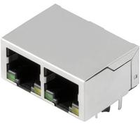 Connectique RJ45 Weidmüller RJ45M R12D 3.2N4G/Y RL 2551900000 RJ45 embase femelle horizontale argent, noir 200 pc(s)