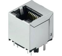 Connectique RJ45 Weidmüller RJ45M R1V 3.3N4YG/YG TY 1534750000 RJ45 embase femelle, verticale argent, noir 120 pc(s)