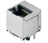 Connectique RJ50 Weidmüller RJ45G1 R1V 3.3N4YG/YG TY 1534760000 RJ45 embase femelle, verticale argent, noir 120 pc(s)