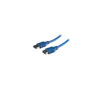 Connectland 0107210 - Câble extension bleu USB 3.0 A/M vers A/F