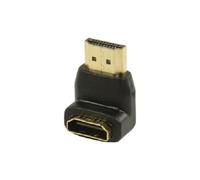Connectland AD-HDMI-M-HDMI-F-Bas Adaptateur HDMI Male/Femelle Coude Bas