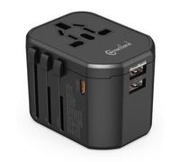 CONNECTLAND Adaptateur universel de voyage 20W (Noir)