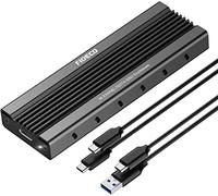 BOITIER USB3.1 NVMe PCIe M2 SSD Sans vis Type C 10Gbps RGB