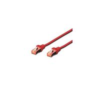 Connectland Câble RJ45 Droit CAT6 Blinde 10 m Rouge