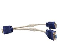 Cable vga -> 2 x vga (y) 0108037 vga-15m-15fx2