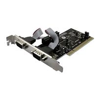Connectland CART-RS232-2P Carte réseau PCI 2 Ports DB9M Métal