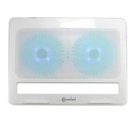Connectland CL-NBK68019 système de refroidissement pour ordinateurs portables 43,2 cm (17 ) Blanc