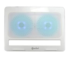 Connectland CL-NBK68019 système de refroidissement pour ordinateurs portables 43,2 cm (17 ) Blanc