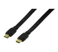 Connectland hdmi-hi+eth-m m-1.8m-plat câble hdmi + ethernet noir Noir G