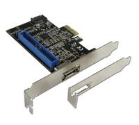 Connectland PCIE-CNL-SATA6G-IDE Carte contrôleur SATA + IDE Métal