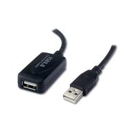 Connectland USB-REPEATER-V2-10M Câble USB pour Ordinateur Portable Noir