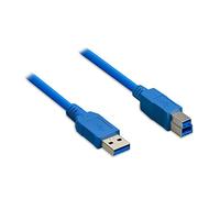 usb-v3-ab-1.8m câble usb version 3 a mâle vers b mâle 1,80 m bleu