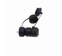 Connector 2 Connecteur rapide Ethernet LAN IP68 M20, 8 broches, 8P8C, RJ 45 femelle, étanche, pour Aviation, avec câble réseau