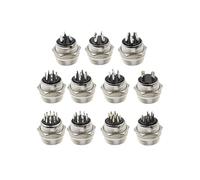 Connector GX20 Small Metal Aviation Socket 2/3/4/5/6/7/8Pin Cable Terminal Fixed Type And Butt Mobile Type Female&male NWPNLXEA(Male Head,4P)