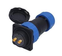 Connector SP28, IP68 Aviation Socket, 380V 45A 4 Holes Plug with Gold Plated Copper Pin, for Communication Equipment, Instrumentation, Computers (2 Core)