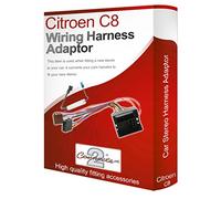 Connects2 Adaptateur autoradio stéréo C8 ISO convertisseur + antenne pour Citroën C8 (à partir de 2004) - Adaptateur de faisceau de câblage en Cuivre, Polychlorure de vinyle (PVC)