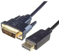 CONNEKT GEAR - Câble DisplayPort mâle vers DVI-D mâle, 2 m, noir