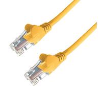 connektgear Group Gear 28-0005Y Câble réseau RJ45 UTP CAT 5e 24 AWG moulé sans accroc Jaune 0,5 m