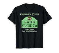 Connemara Irlande Pub Sign Wild Atlantic Way Souvenir T-Shirt