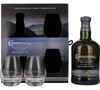 Connemara Peated Single Malt Irish Whisky Distillers Edition avec 2 Verres 700 ml