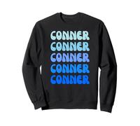 Conner Retro Name Stack Design Sweatshirt