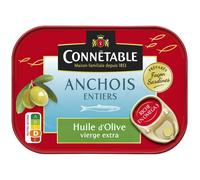 CONNÉTABLE Anchois Entiers à l'Huile d'Olive Vierge Extra 100g
