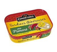 CONNETABLE - Connétable Sardines Généreuses Au Piment 140G - Lot De 4