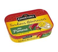 CONNETABLE - Connétable Sardines Généreuses Au Piment 140G - Lot De 4