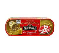 CONNETABLE - Filets De Maquereaux, À La Moutarde De Dijon, 169g - Lot De 4