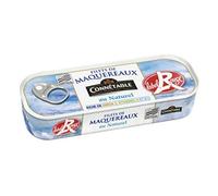 Connétable Filets de Maquereaux au naturel Label Rouge - La boîte de 106g net égoutté