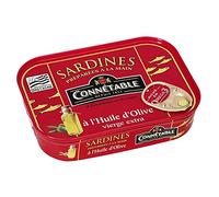 CONNETABLE - Sardines À L'Huile D'Olive Vierge Extra 135G - Lot De 4 - Offre Special