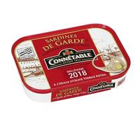 CONNETABLE - SARDINES DE GARDE À L'HUILE D'OLIVE VIERGE EXTRA 115G - LOT DE 4